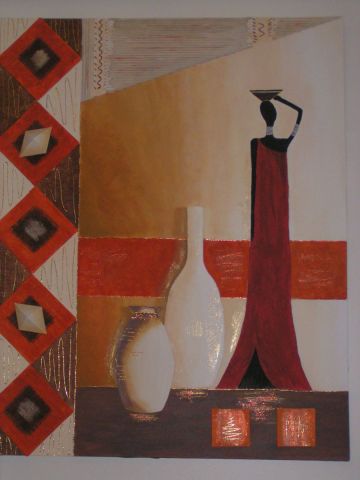 femme a vase